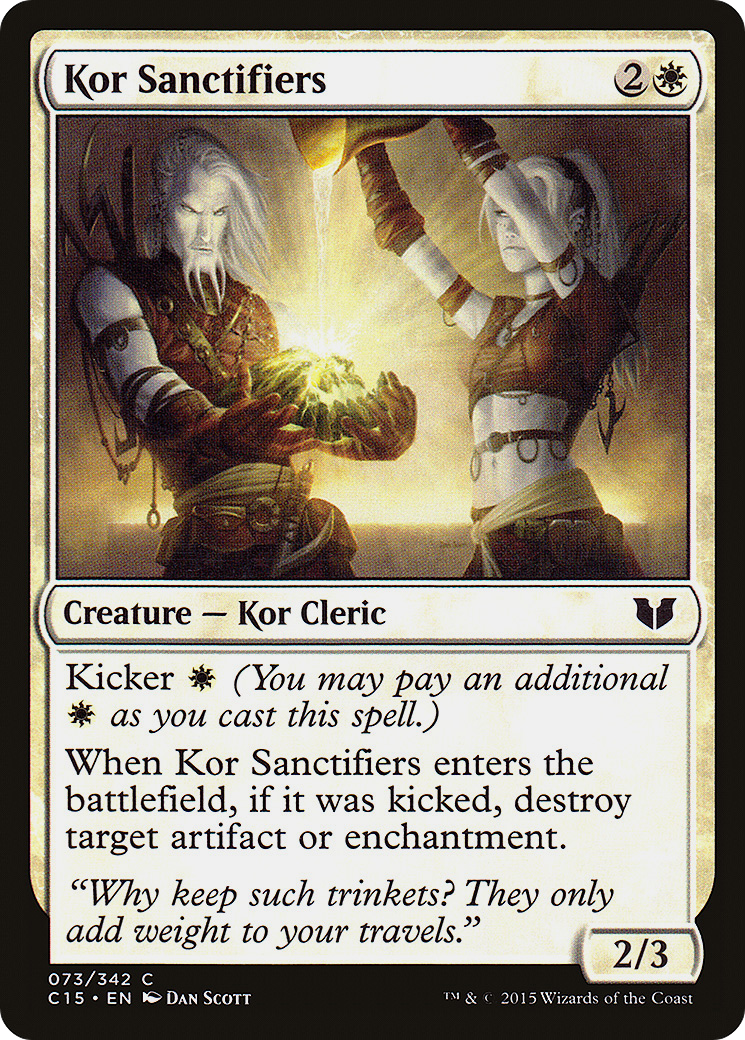 Kor Sanctifiers (073) - Commander 2015