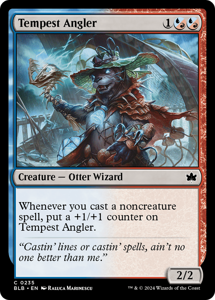 Tempest Angler (235) Foil - Bloomburrow