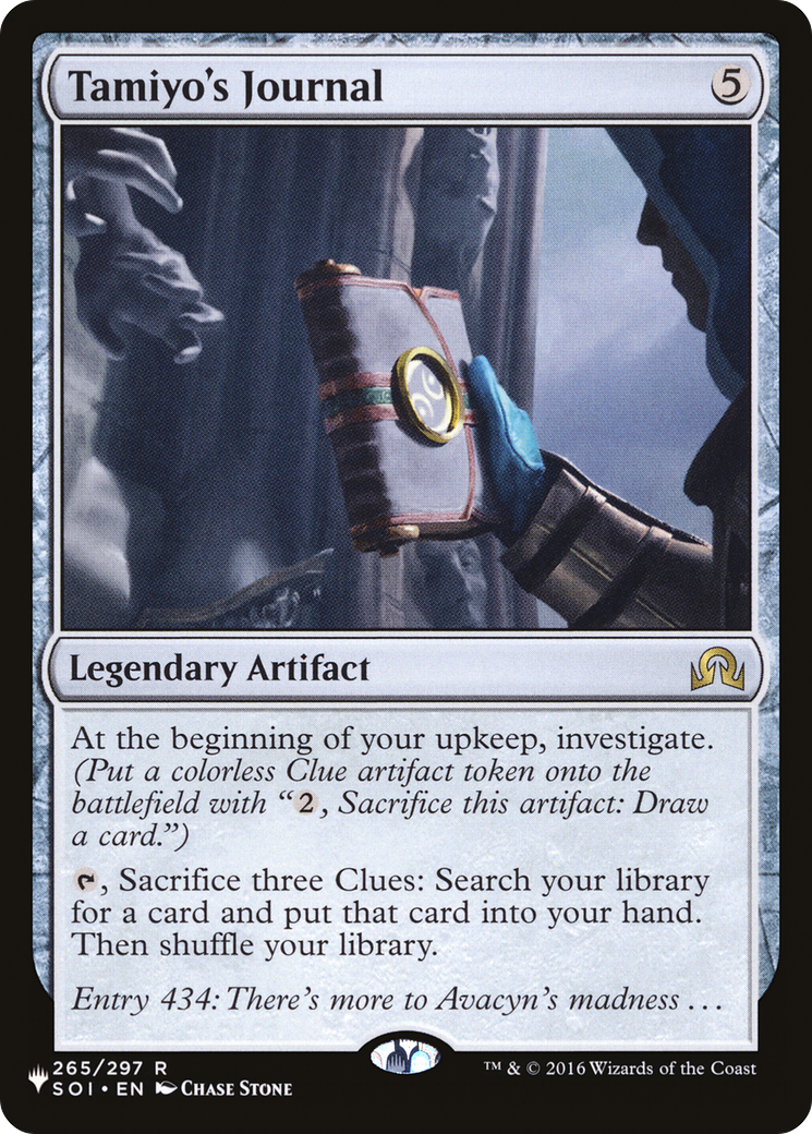 Tamiyo's Journal (SOI-265) - The List