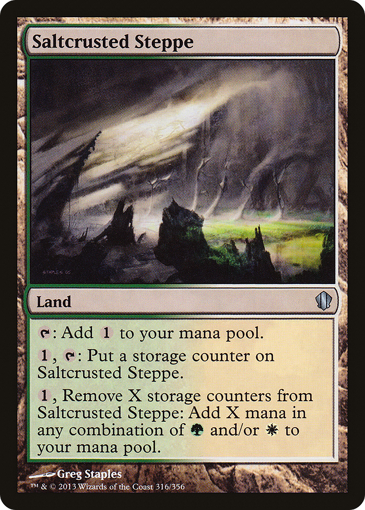 Saltcrusted Steppe (316) - Commander 2013