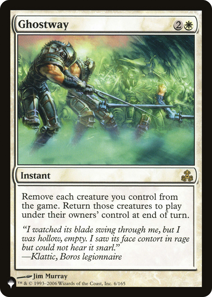 Ghostway (GPT-6) - The List