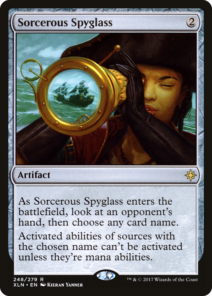Sorcerous Spyglass (248) Foil - Ixalan
