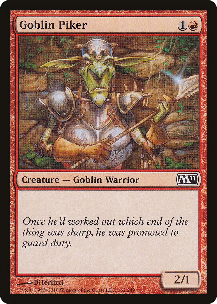 Goblin Piker (142) - Magic 2011