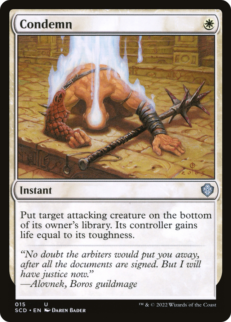 Condemn (015) - Starter Commander Decks