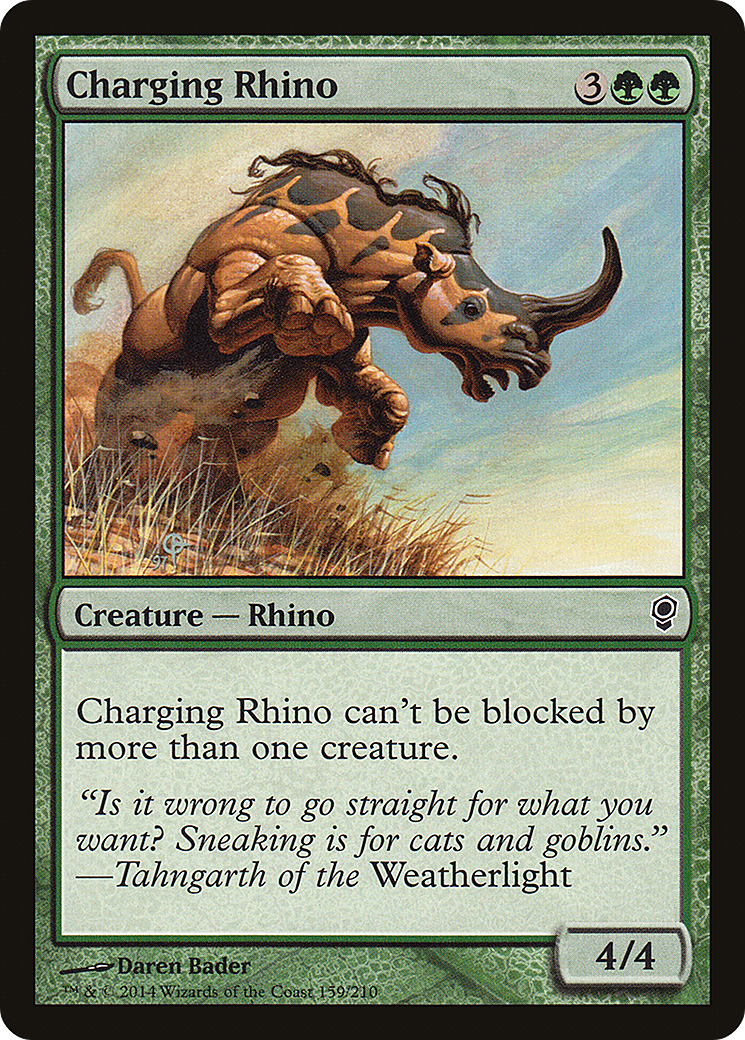Charging Rhino (159) - Conspiracy