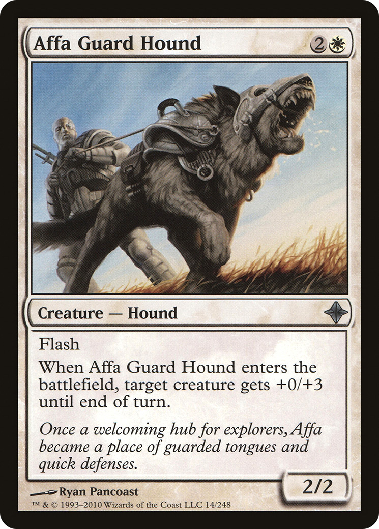Affa Guard Hound (014) - Rise of the Eldrazi