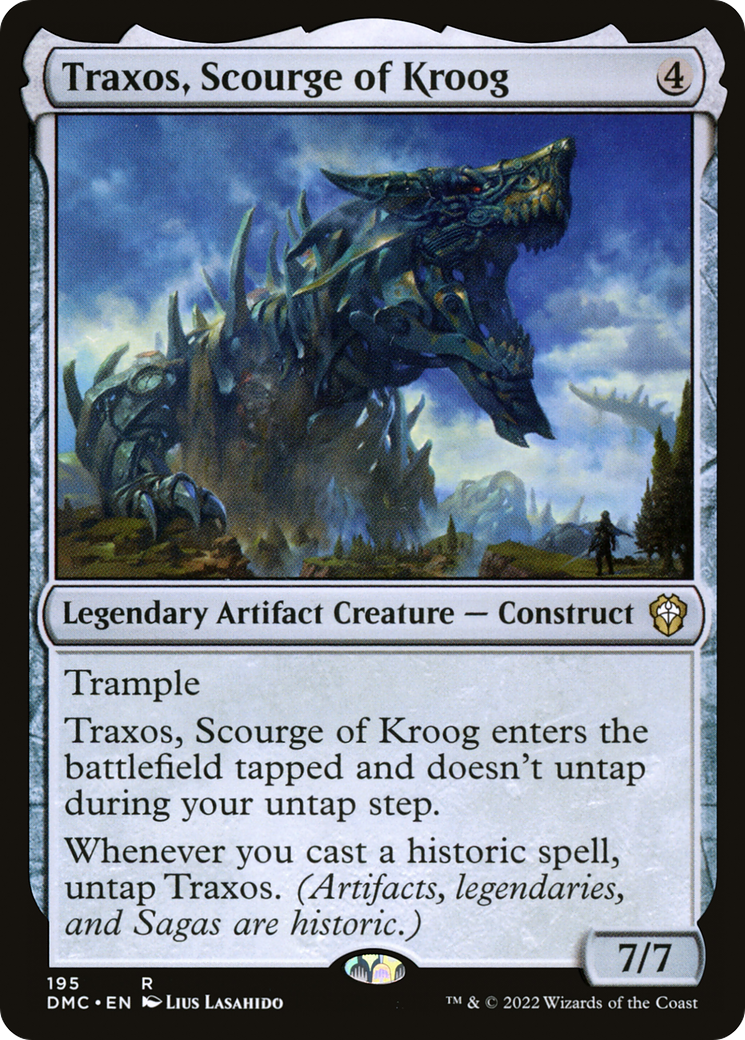 Traxos, Scourge of Kroog (195) - Dominaria United Commander