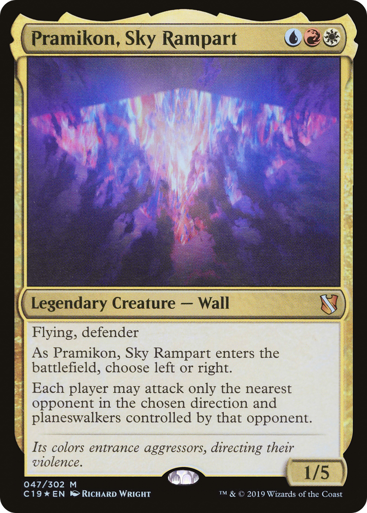 Pramikon, Sky Rampart (047) Foil - Commander 2019