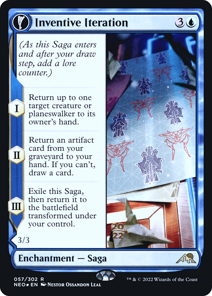 Inventive Iteration (057) Foil - Kamigawa: Neon Dynasty Promos