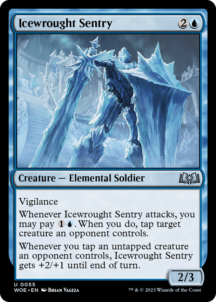 Icewrought Sentry (055) Foil - Wilds of Eldraine