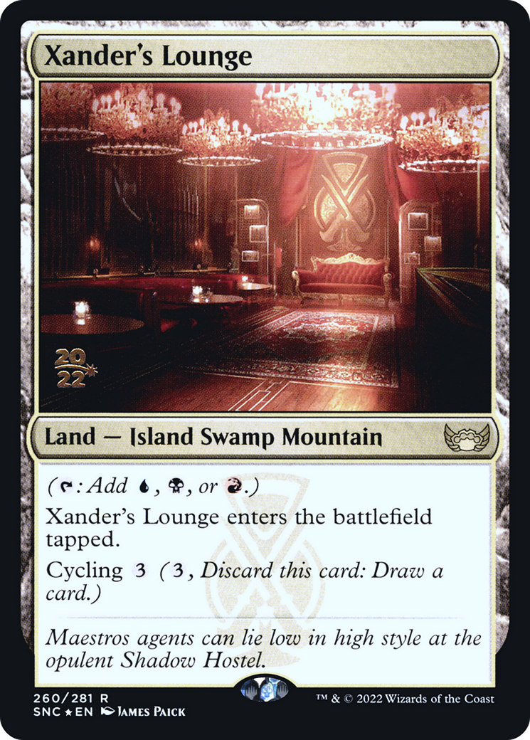 Xander's Lounge (260) Foil - Streets of New Capenna Promos