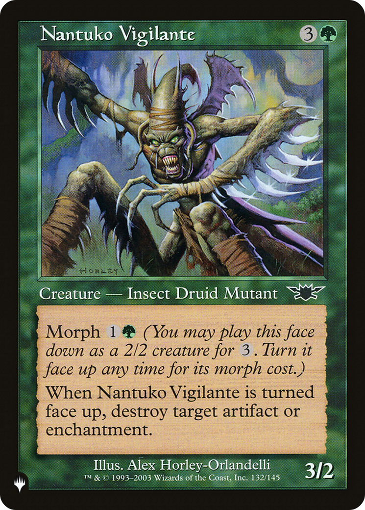 Nantuko Vigilante (Retro) (LGN-132) - The List