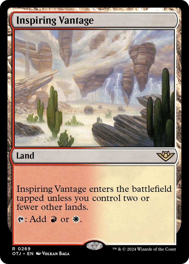 Inspiring Vantage (269) Foil - Outlaws of Thunder Junction