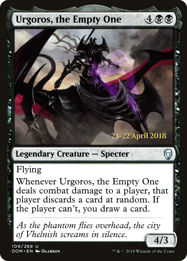 Urgoros, the Empty One (109) Foil - Dominaria Promos