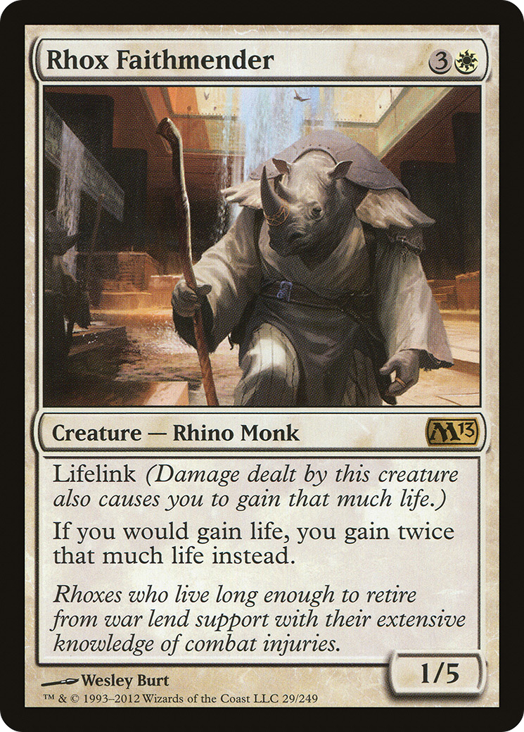 Rhox Faithmender (029) Foil - Magic 2013
