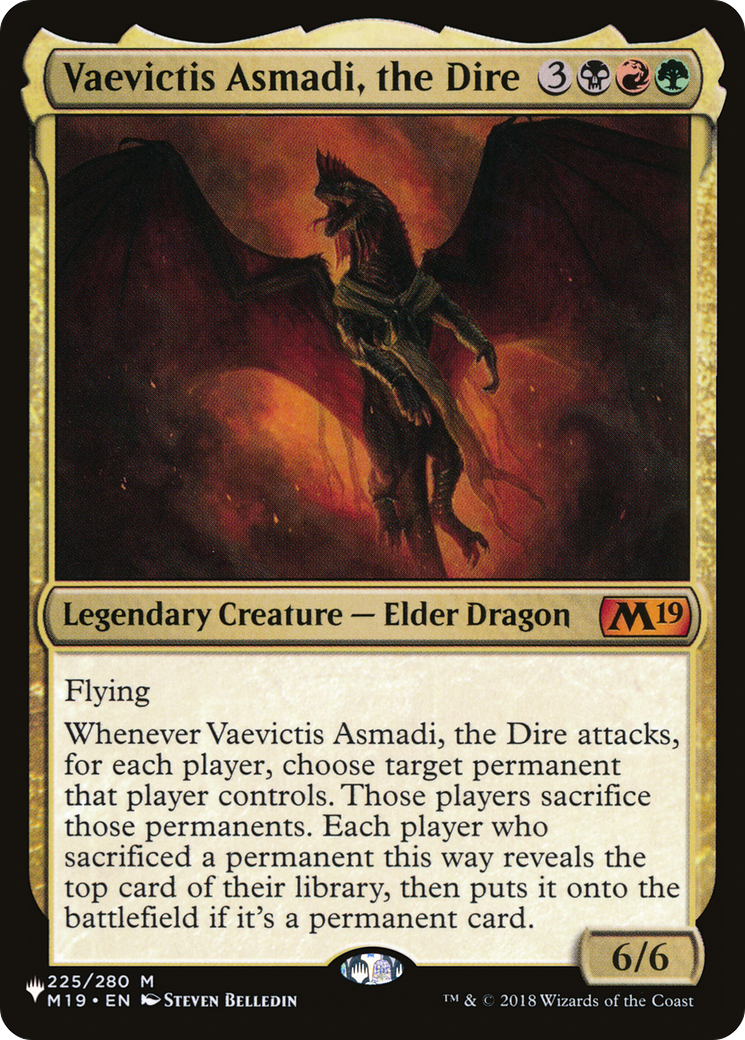 Vaevictis Asmadi, the Dire (M19-225) - The List
