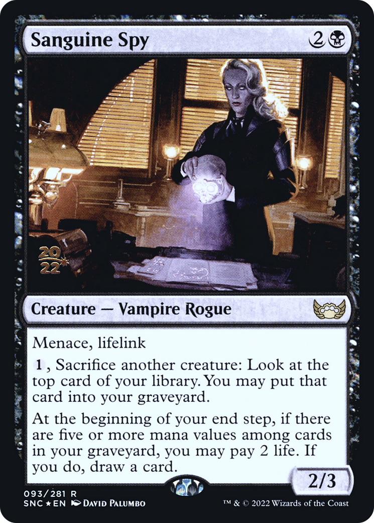 Sanguine Spy (093) Foil - Streets of New Capenna Promos