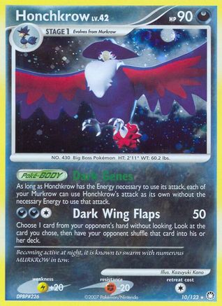 Honchkrow (10) Holofoil - Mysterious Treasures