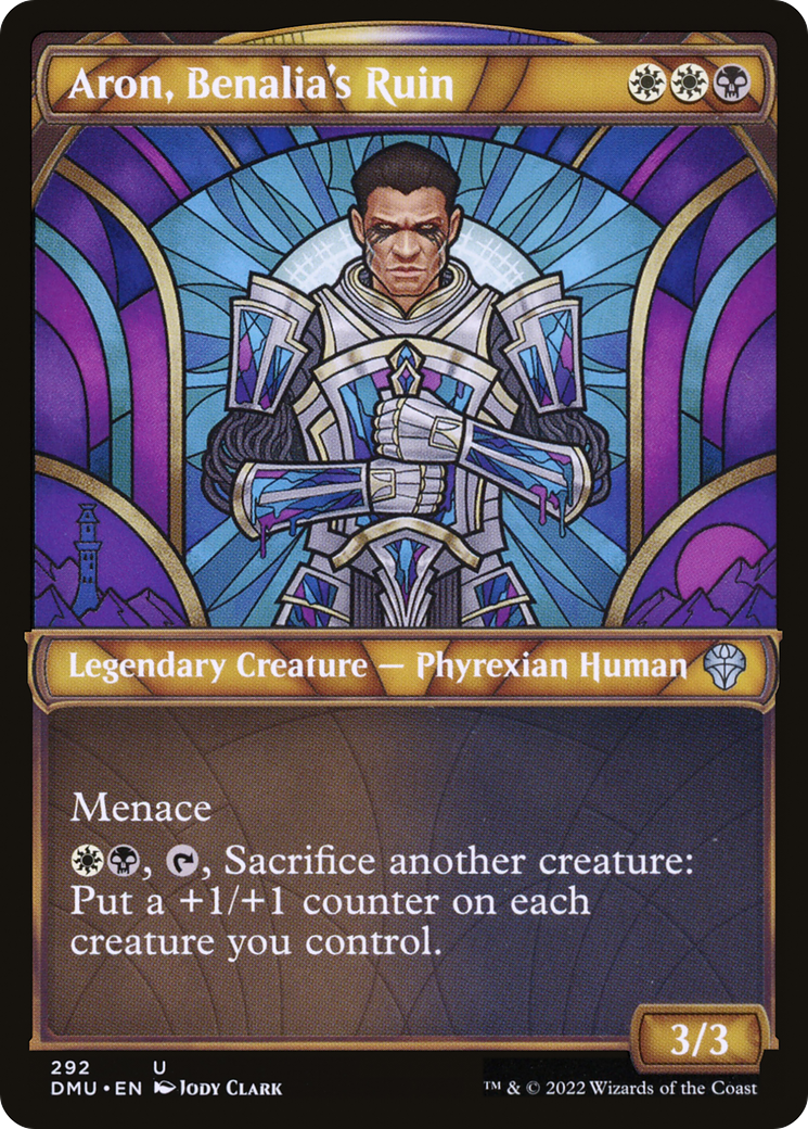 Aron, Benalia's Ruin (Showcase) (292) Foil - Dominaria United