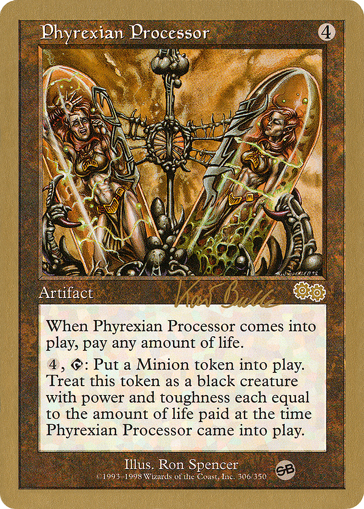 Phyrexian Processor - 1999 Kai Budde (USG) (SB) (Retro) - World Championship Decks 1999