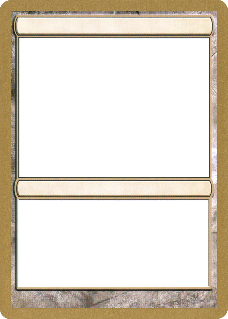 Blank Card (000) - World Championship Decks 2004