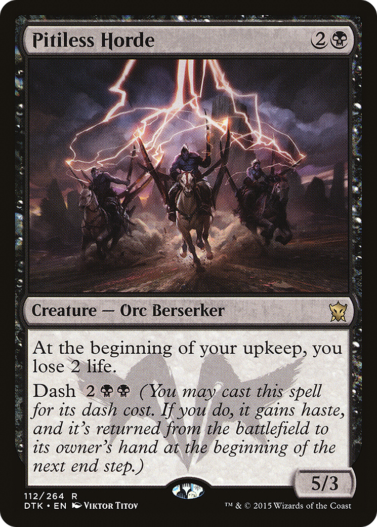 Pitiless Horde (112) Foil - Dragons of Tarkir