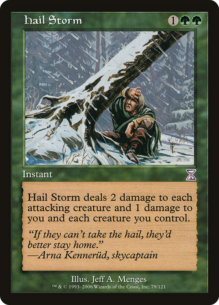 Hail Storm (Retro) (079) Foil - Time Spiral Timeshifted
