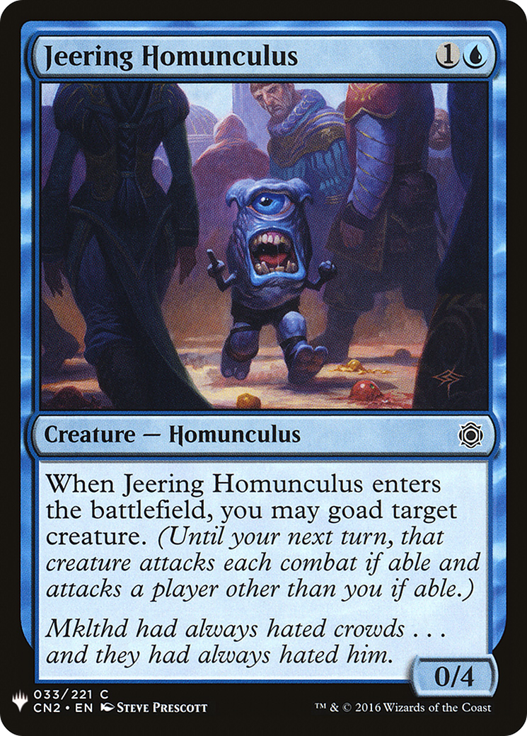 Jeering Homunculus (CN2-33) - The List