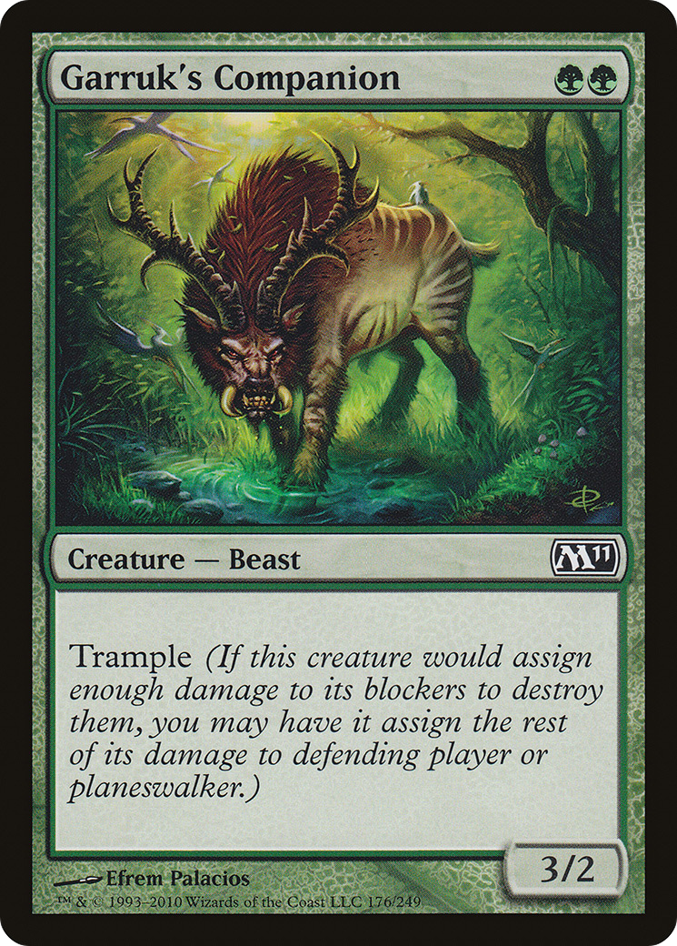 Garruk's Companion (176) Foil - Magic 2011
