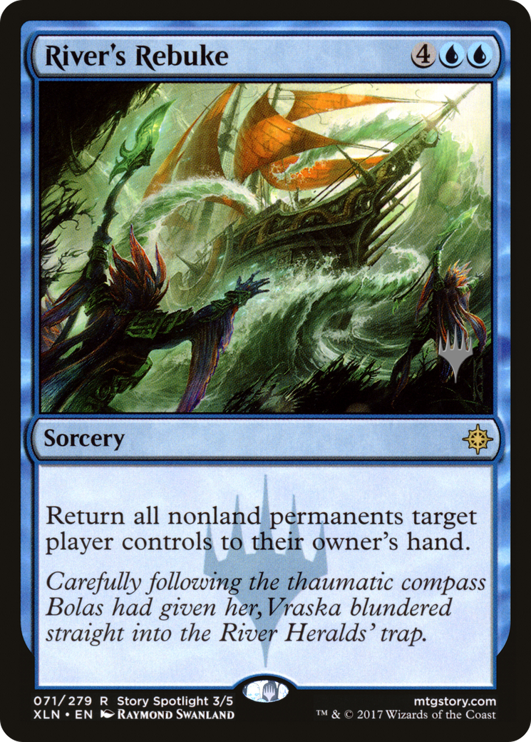 River's Rebuke (071) Foil - Ixalan Promos