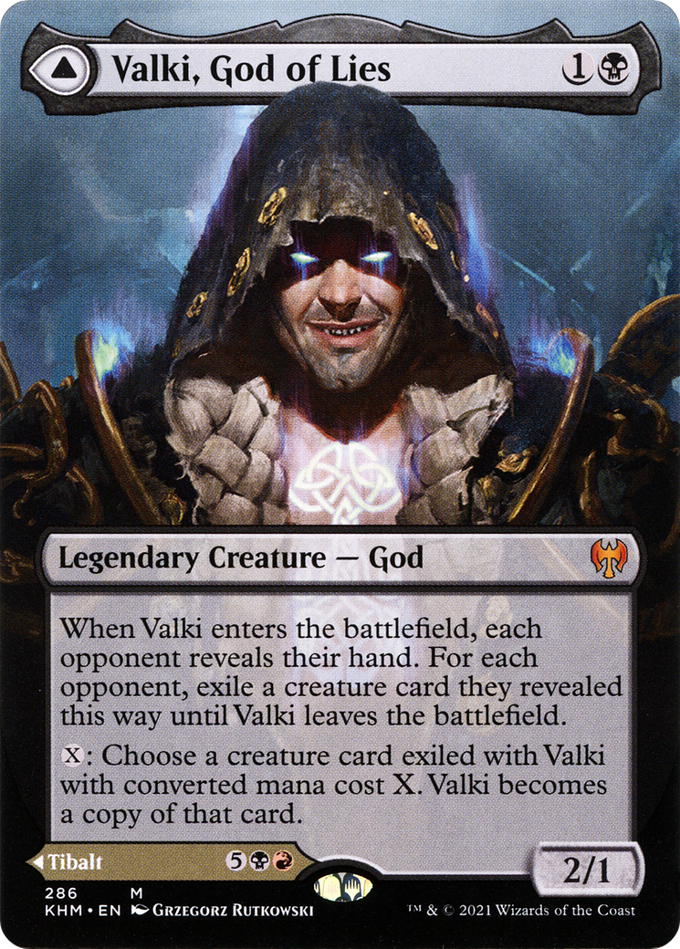 Valki, God of Lies (Borderless) (286) - Kaldheim