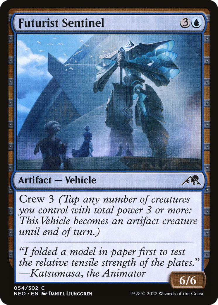 Futurist Sentinel (054) Foil - Kamigawa: Neon Dynasty