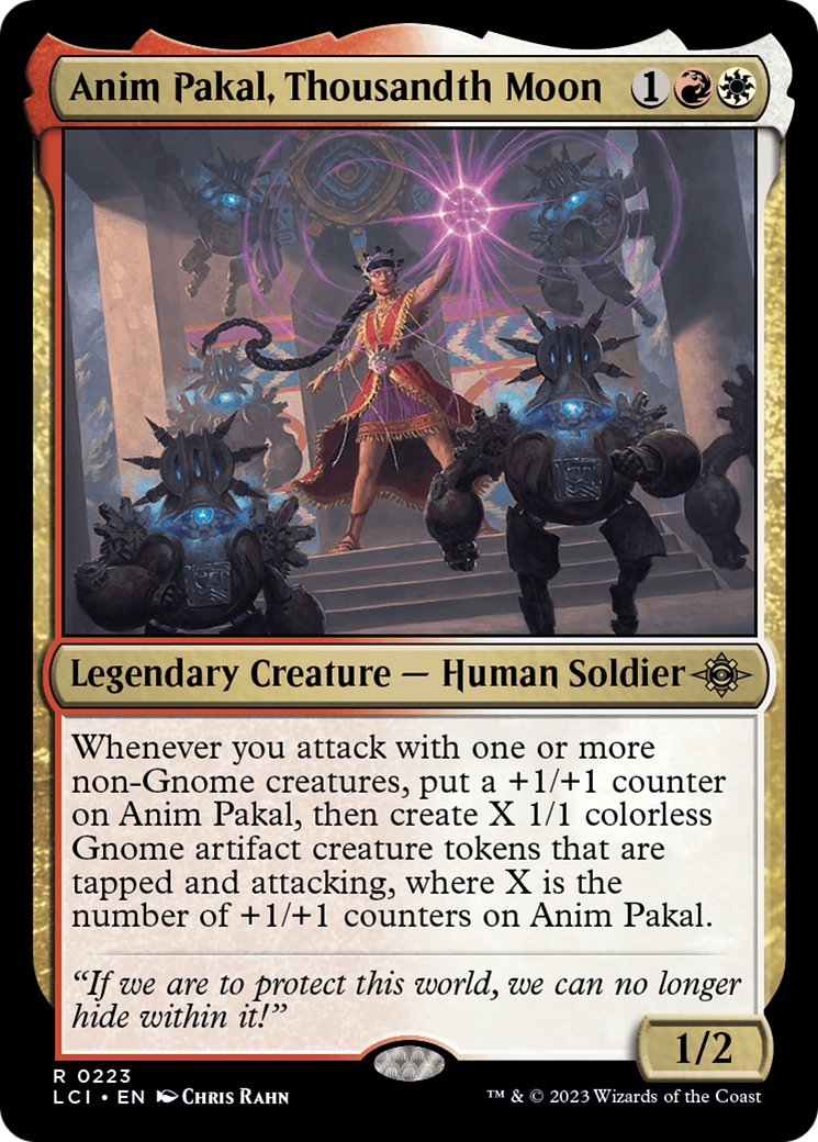 Anim Pakal, Thousandth Moon (223) Foil - The Lost Caverns of Ixalan