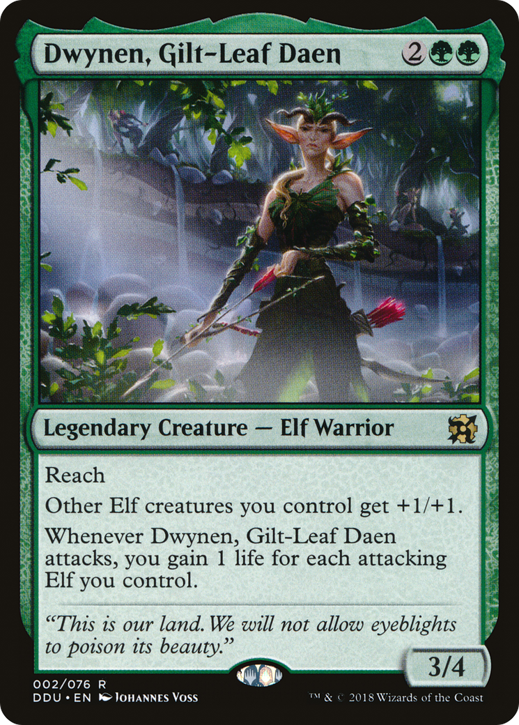 Dwynen, Gilt-Leaf Daen (002) - Duel Decks: Elves vs. Inventors