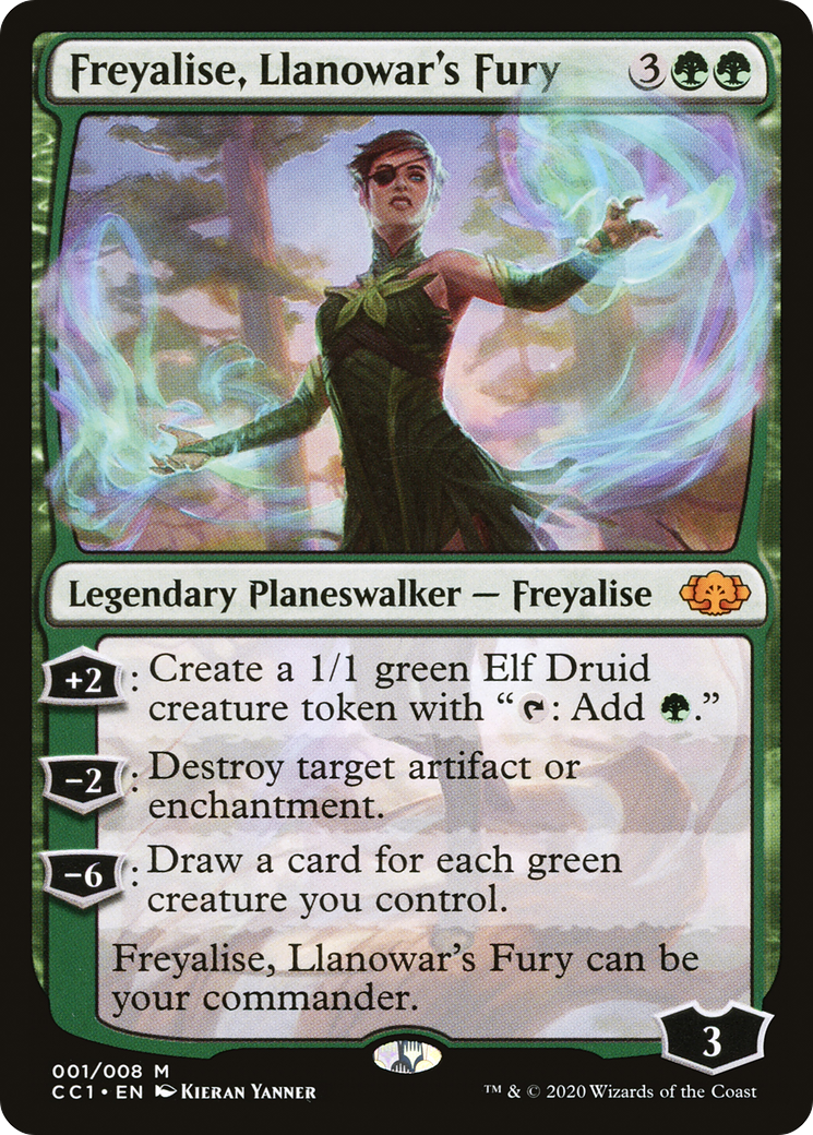 Freyalise, Llanowar's Fury (001) - Commander Collection: Green
