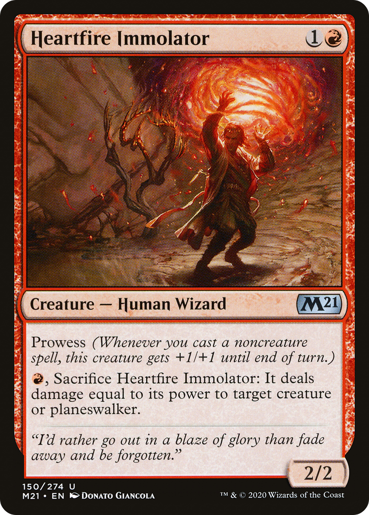 Heartfire Immolator (150) - Core Set 2021