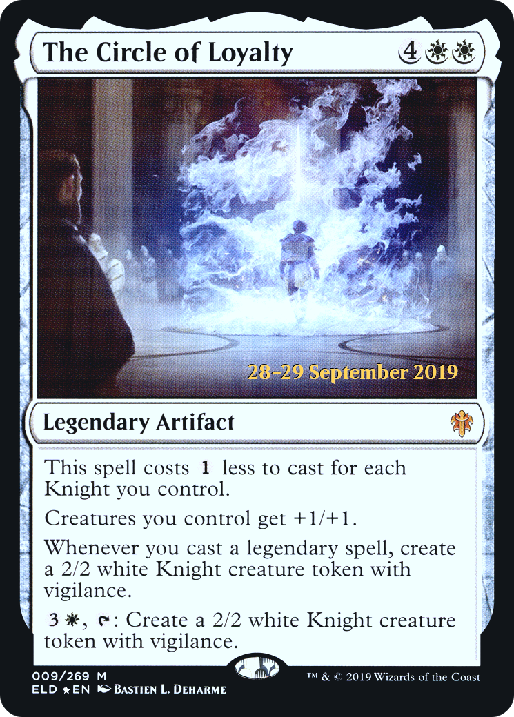 The Circle of Loyalty (09s) Foil - Throne of Eldraine Promos