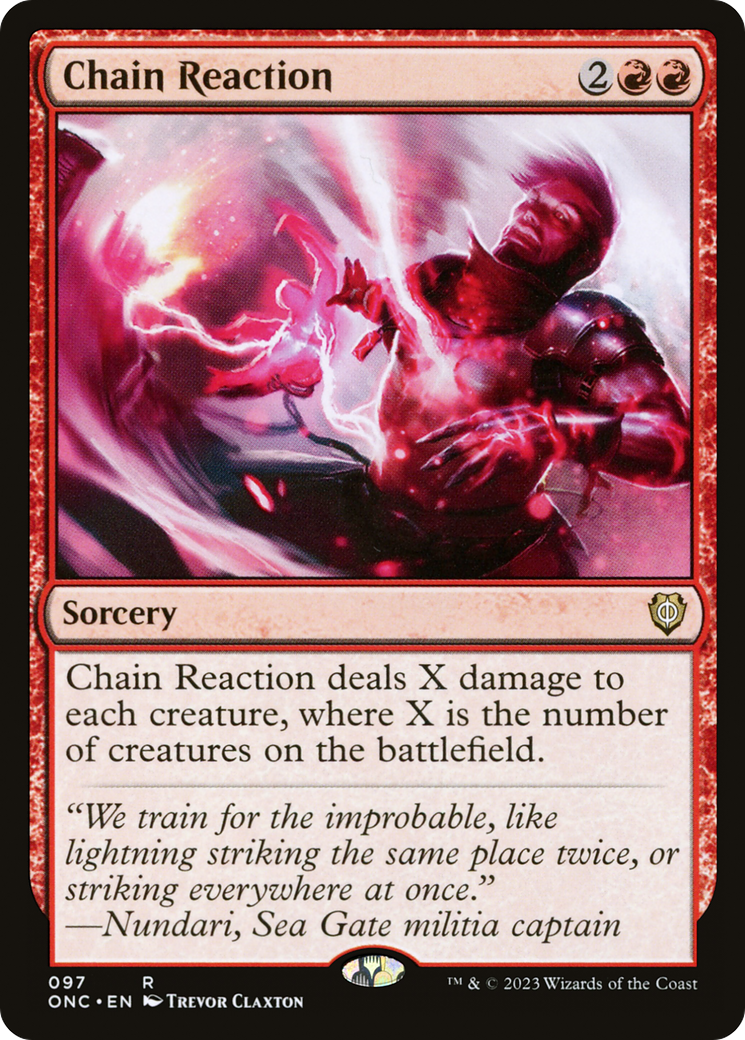 Chain Reaction (097) - Phyrexia: All Will Be One Commander