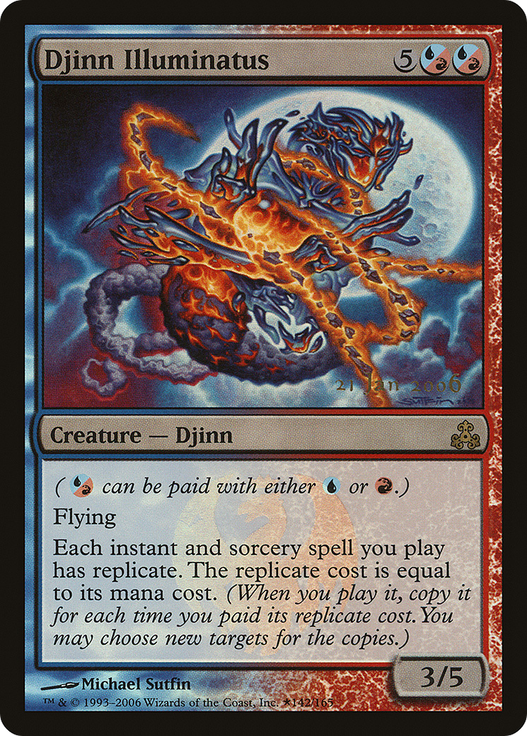 Djinn Illuminatus (142★) Foil - Guildpact Promos