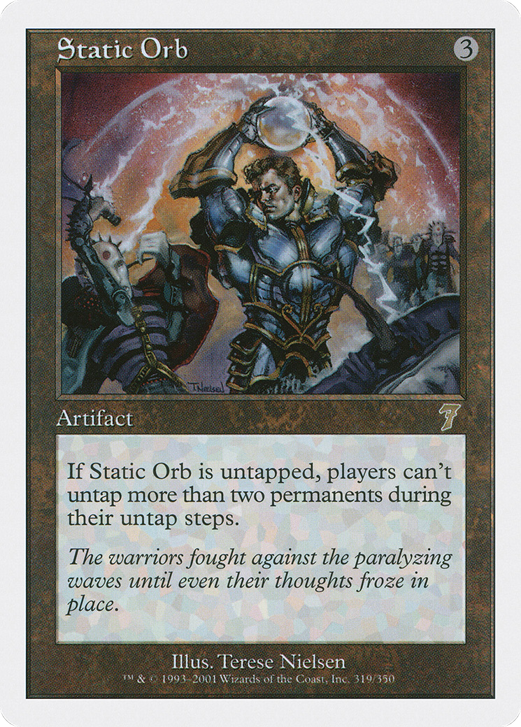 Static Orb (319) Foil - Seventh Edition