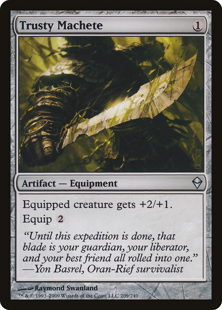 Trusty Machete (209) - Zendikar