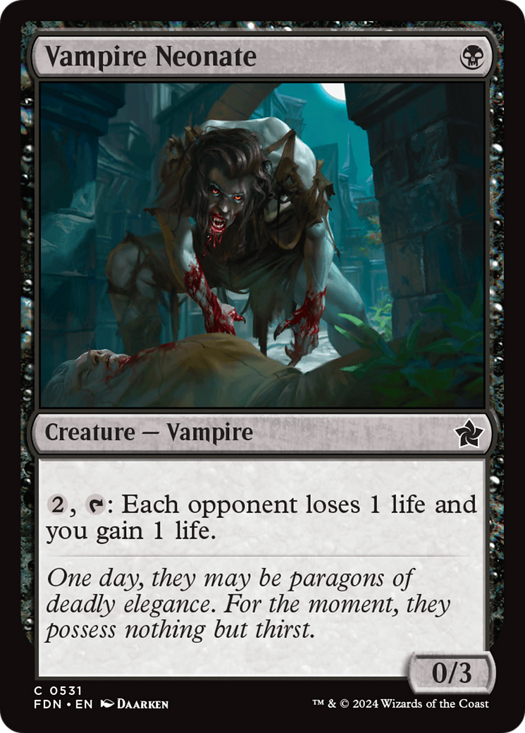 Vampire Neonate (531) - Foundations
