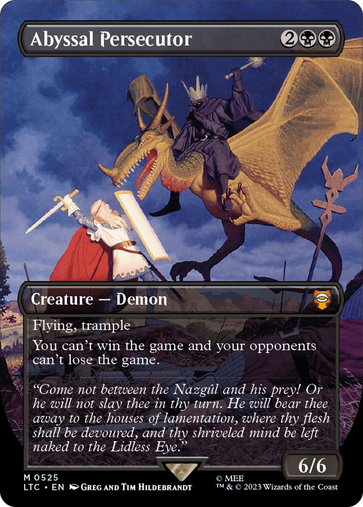 Abyssal Persecutor (Borderless) (525) Foil - Tales of Middle-earth Commander