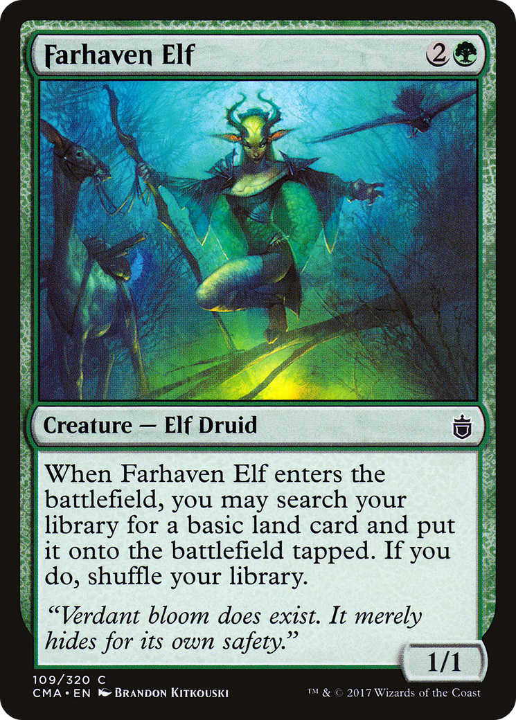 Farhaven Elf (109) - Commander Anthology
