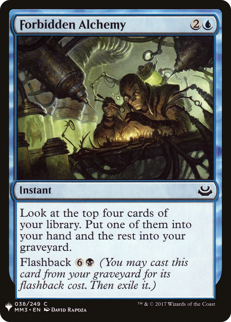 Forbidden Alchemy (MM3-38) - The List
