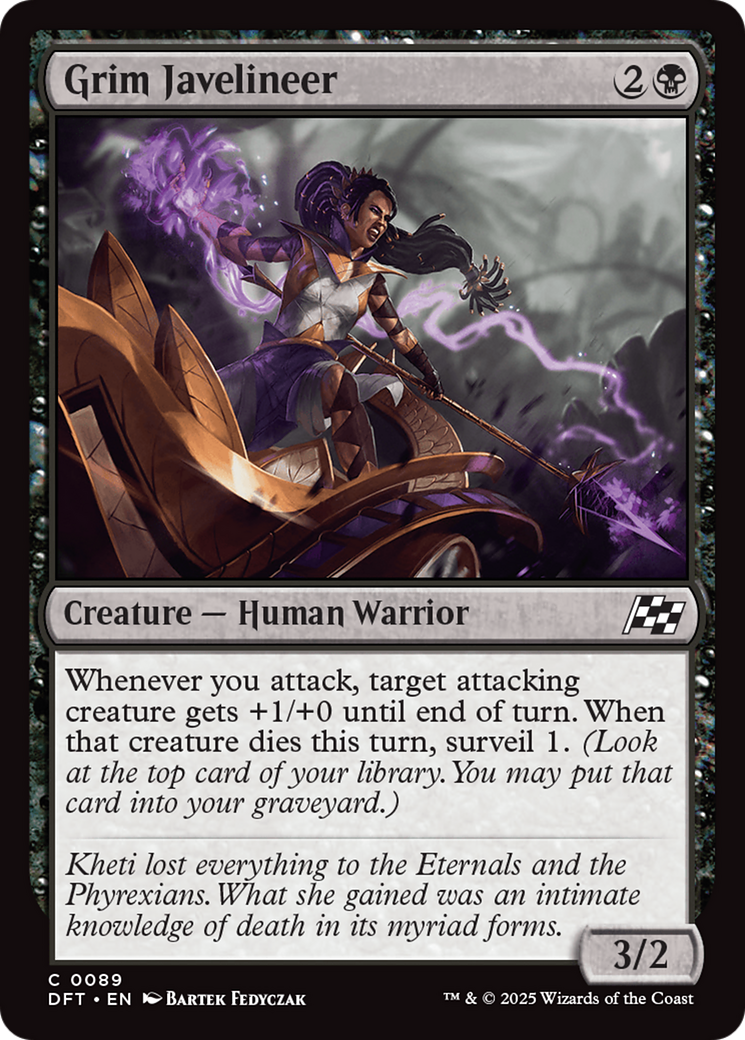 Grim Javelineer (089) - Aetherdrift