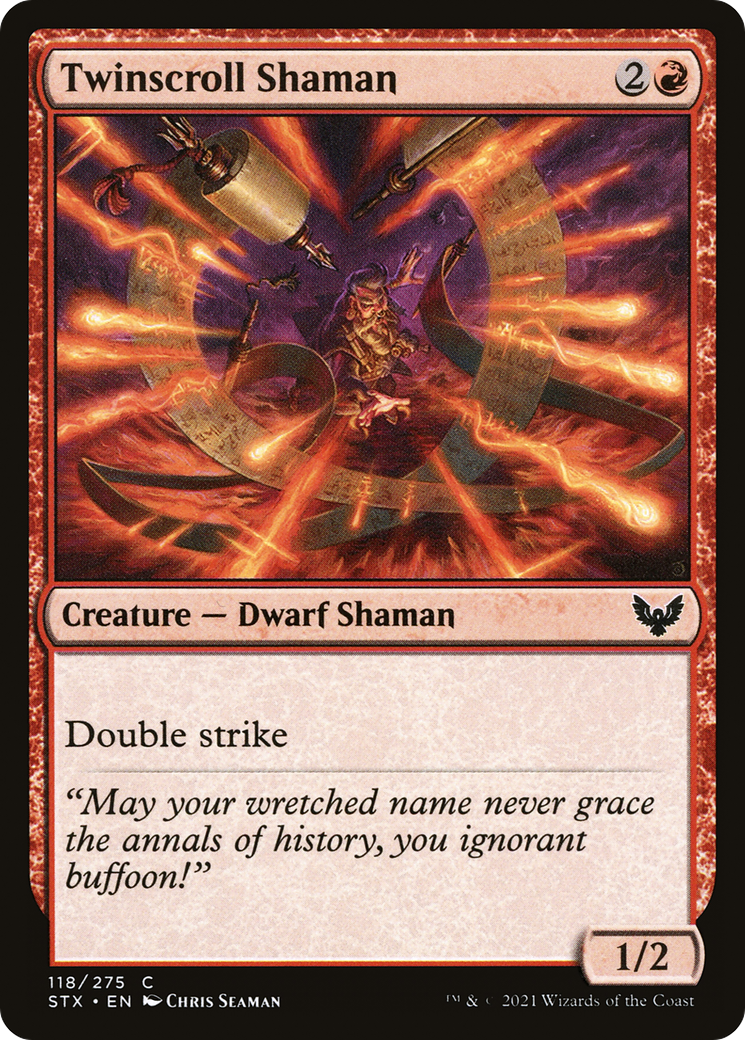 Twinscroll Shaman (118) - Strixhaven: School of Mages