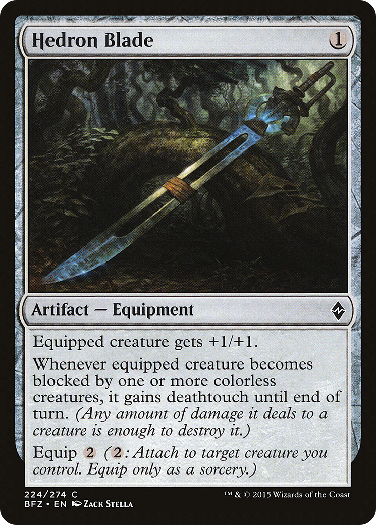 Hedron Blade (224) Foil - Battle for Zendikar