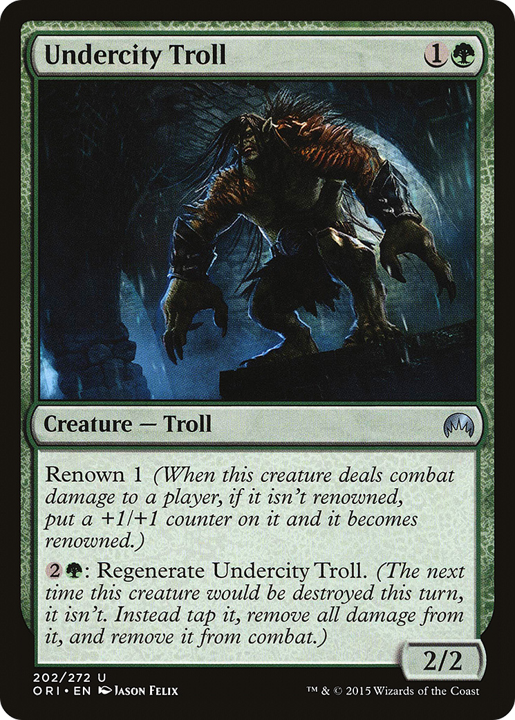 Undercity Troll (202) - Magic Origins