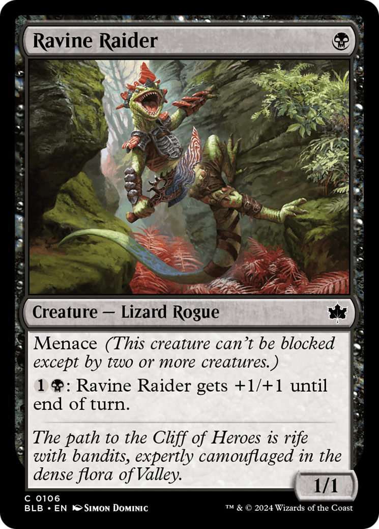 Ravine Raider (106) Foil - Bloomburrow